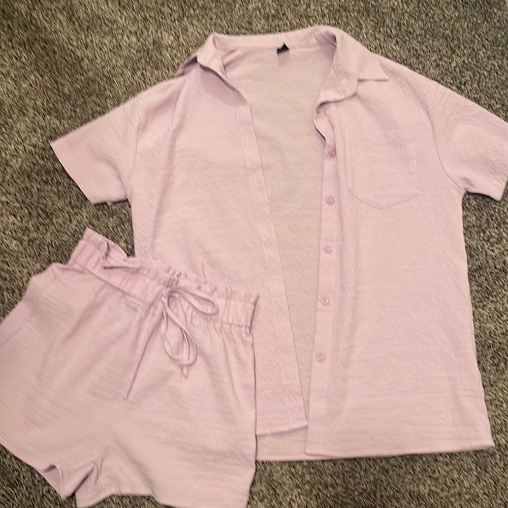 Purple beach set